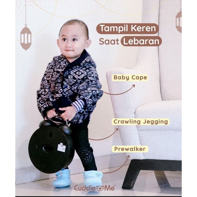 Baby cape cuddle me jaket bayi bolak balik babycape set fitted booties 0-3 tahun