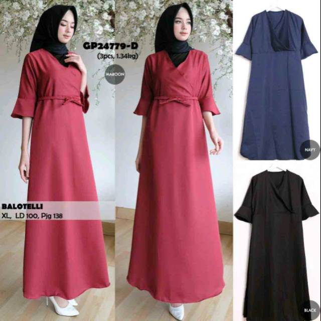 Gamis panjang polos