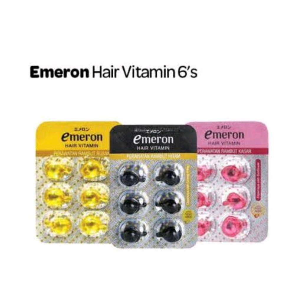 EMERON hair vitamin ./  vitamin rambut 6's