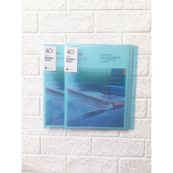 

SHUTER S40AD Display Book Clear File Holder ukuran A4 isi 40 Pockets