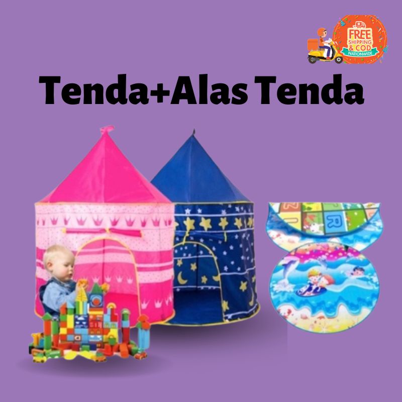 TERMURAH Tenda istana castle Bermain Anak [ZP-1]  Model Castle Kids Portable Tent bisa cod