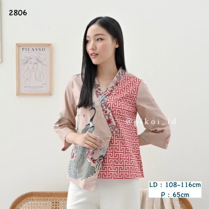 Batik Modern Jumbo / Peplum Besar / Batik Kantor / Big Size /1008