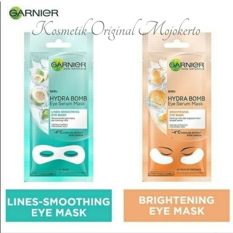 Garnier Eye Mask | Garnier Eye Serum Mask | Masker Mata | Garnier Hydra Bomb Eye Serum