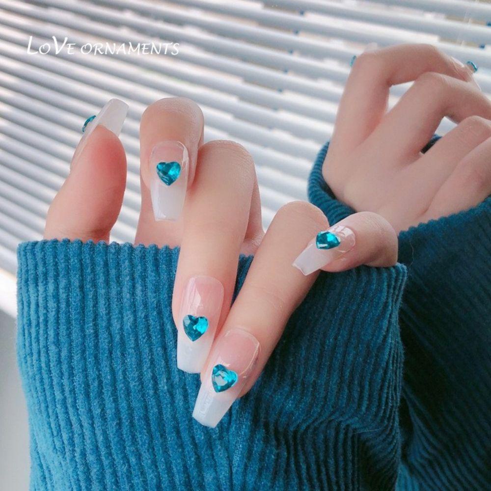 Mxbeauty Charms Kristal Berlian Imitasi Aksesoris Nail Art / Manicure DIY