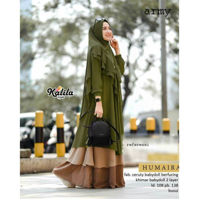 Gamis syar'i Bestseller Humaira / Gagil Syar'i