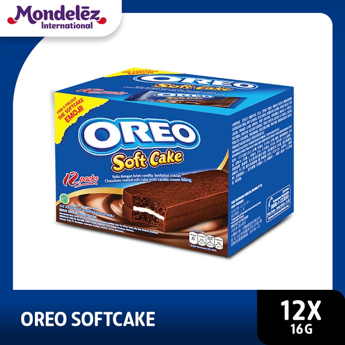 

504Oekh Mondelez Oreo Soft Cake Bolu Cokelat 16 Gr 1 Box Isi 12 Pcs 6J4727iyfi