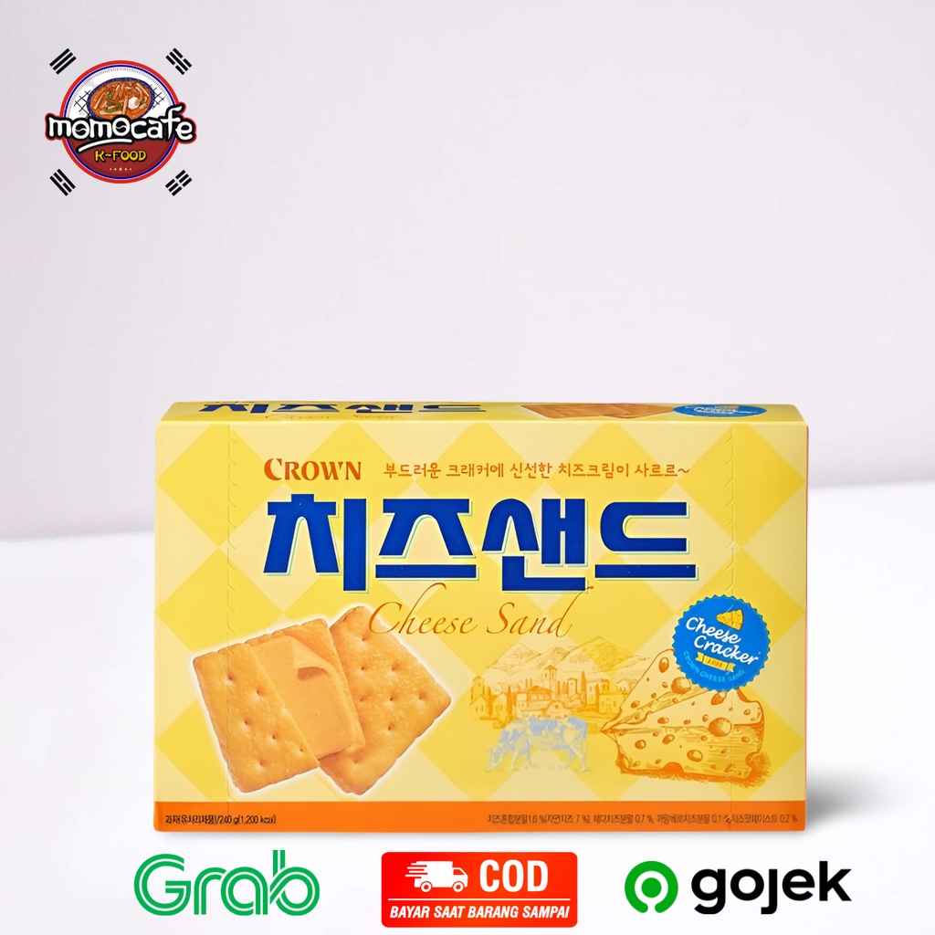 

Crown Cheese Sand 60gr - Snack Made In Korea