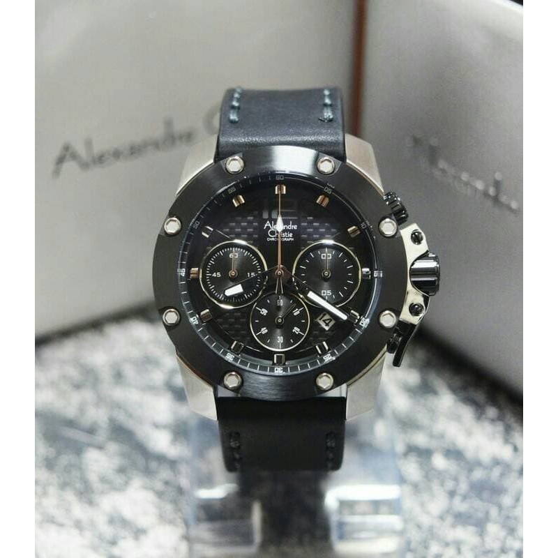 JAM TANGAN PRIA ALEXANDRE CHRISTIE AC 6290 LEATHER ORIGINAL GARANSI RESMI 1 TAHUN