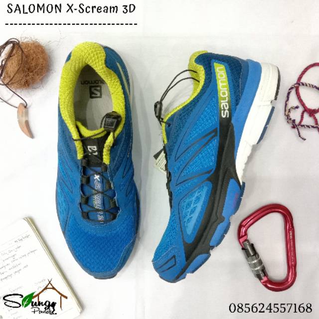 Sepatu Gunung / Sepatu Trail Running Salomon X-Scream 3D Original