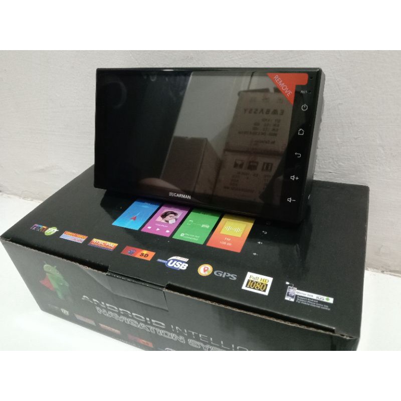 Head Unit Android CARMAN 7" terbaru Ram 2/32GB Tv Mobil