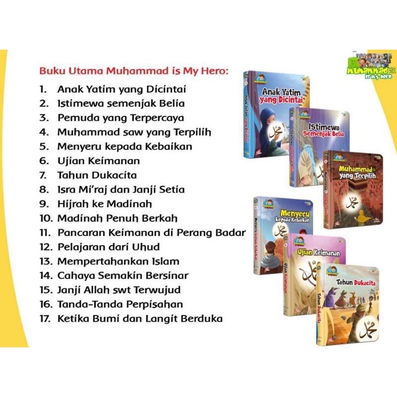 Buku Cordoba Muhammad is My Hero MIMH (Books Only)