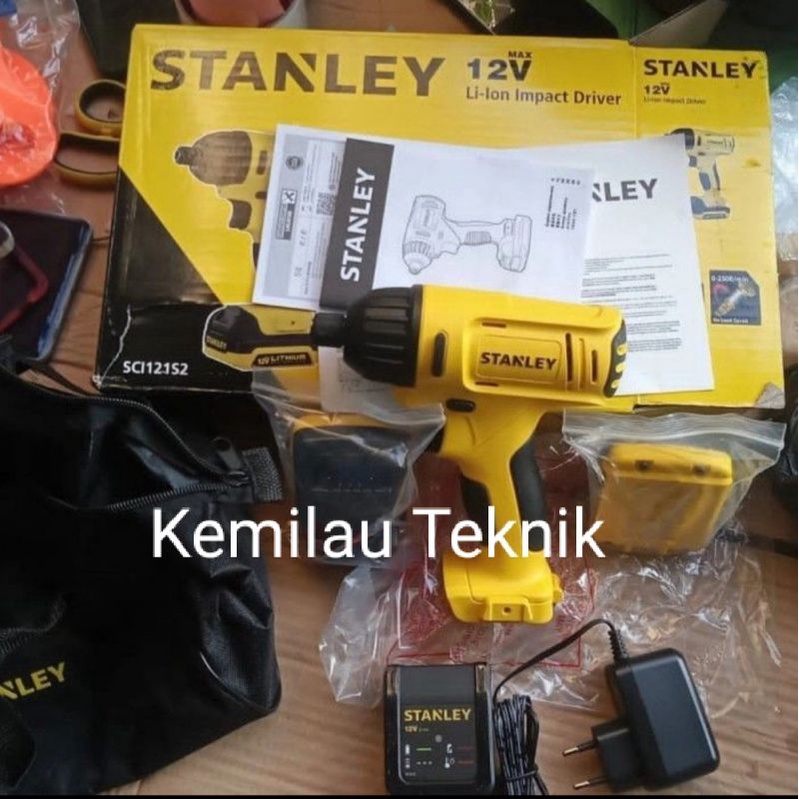 Jual Mesin Bor Obeng Cordless Sci S Stanley V Impact Driver Baterai Sci S Screwdriver