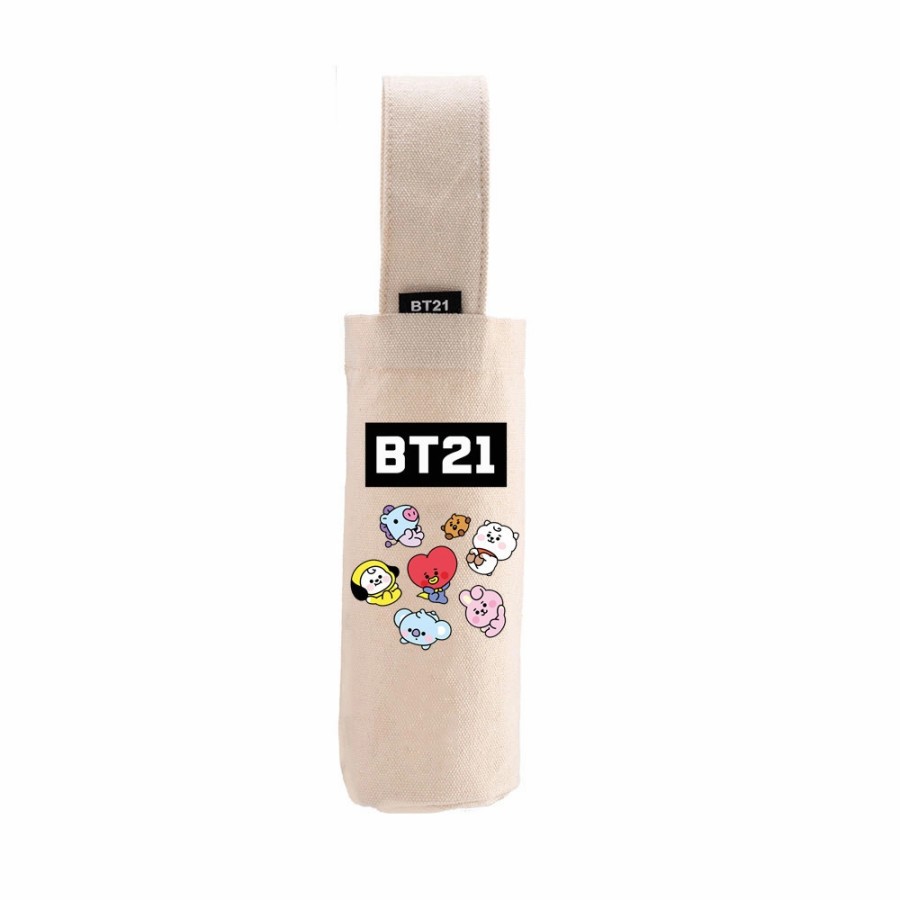 Sarung Thermos BTS Aksesories Hadiah BT21 Baby Tas Dompet Tenteng Kain