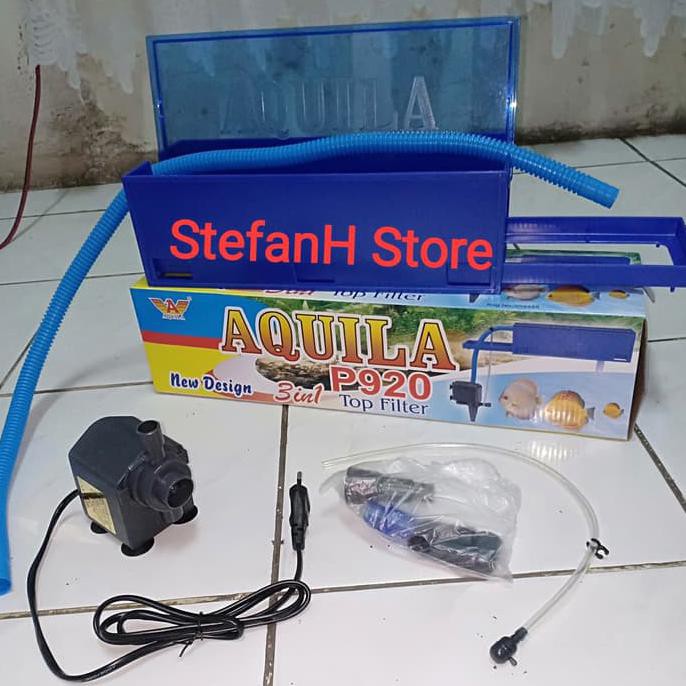restok Top Filter 3 in 1 Aquila P920 Aquarium dan Aquascape unggulan