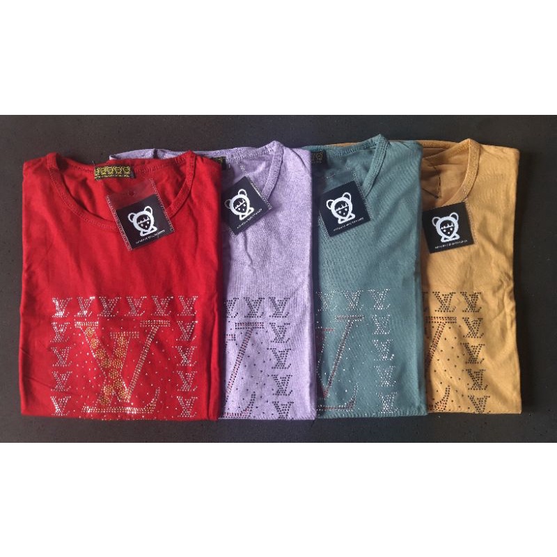 Kaos pendek LV import wanita