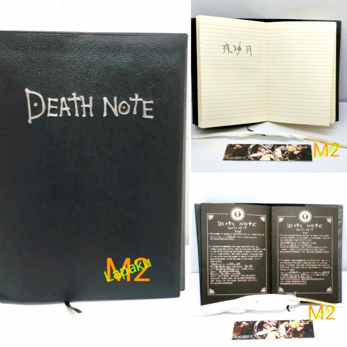 

[RESTOCK] Replika Buku Death Note+Pen bulu