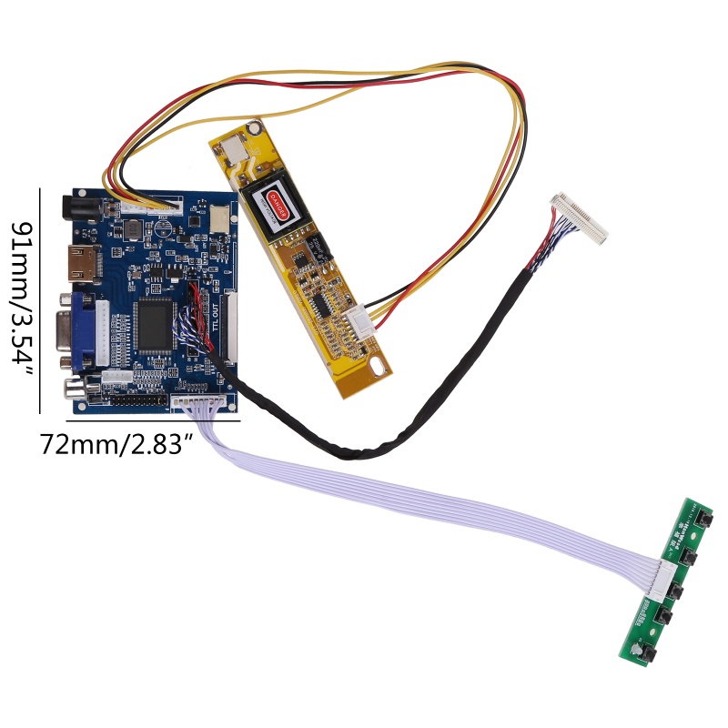 Btsg KYV-N5 V3 Untuk Papan LCD Controller 15.4 Inch 1280x800 Ganti