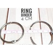 

Ring buka tutup binder 4 cm - silver