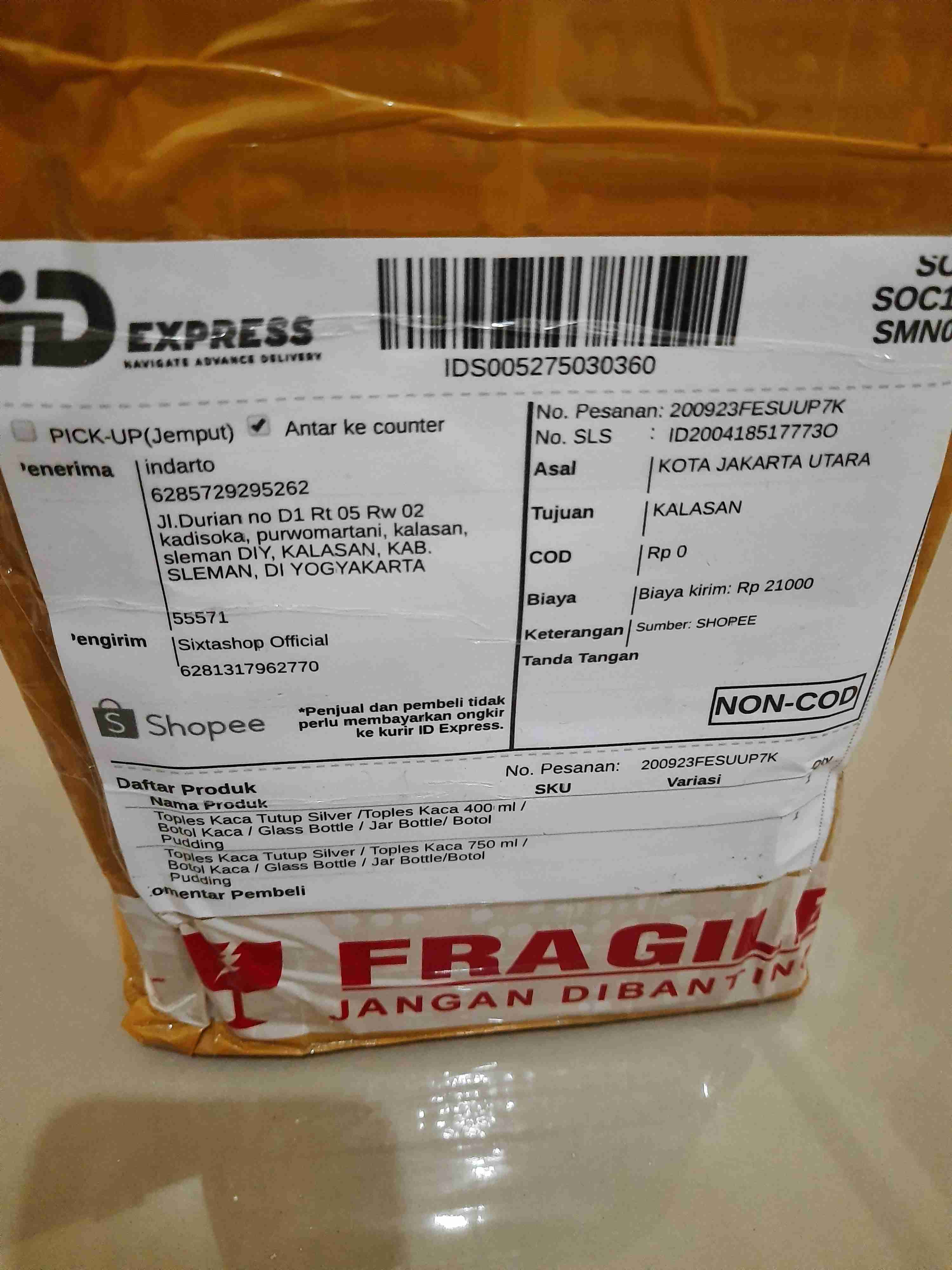 Toples Kaca Tutup Silver /toples Kaca 400 Ml / Botol Kaca / Glass Bottle / Jar Bottle/ Botol Pudding