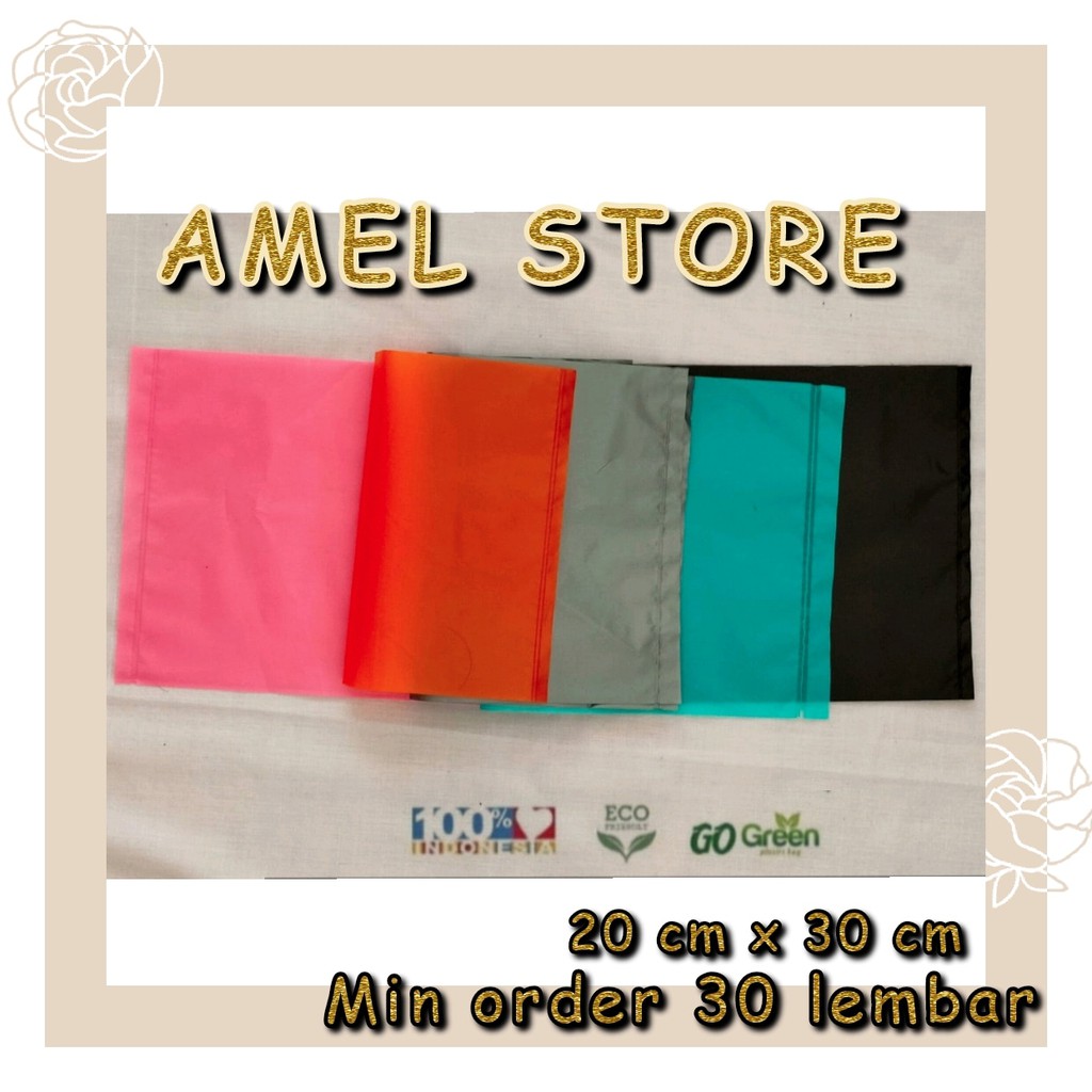 

Plastik Online Shope Lembaran 20 cm x 30 cm (Minimal Order 30 Lembar)
