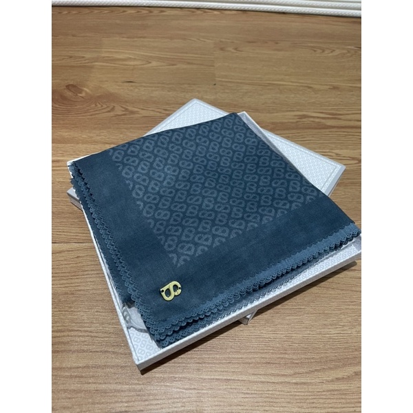 Tapis square Buttonscarves Teal preloved