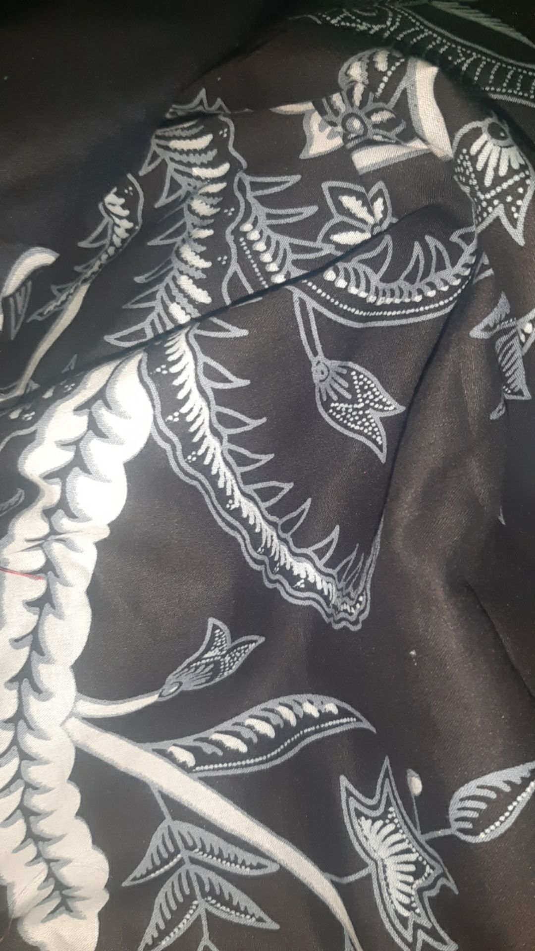 Peksi Dirgan Abu Kemeja Batik Pria Lengan Panjang Full Furing By Joko