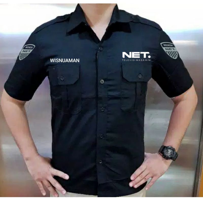 KEMEJA CREW NET TV/KEMEJA KERJA NET TV