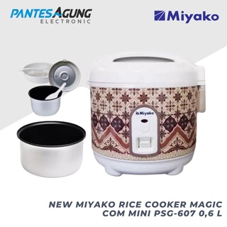 NEW MIYAKO Rice Cooker Magic Com MINI PSG-607 0,6 L Penanak Nasi Kecil