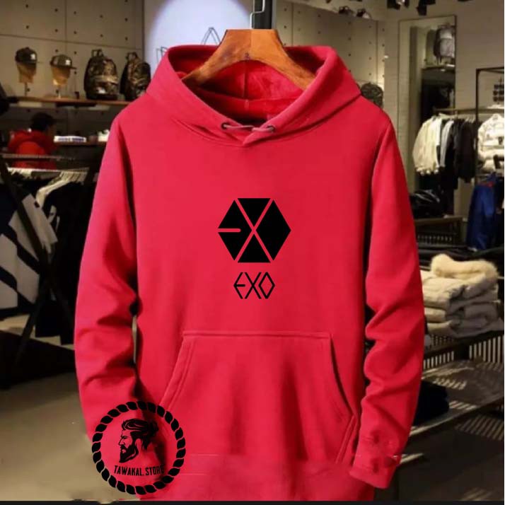 JAKET HOODIE EXO HITAM TERBARU HOODIE PRIA HOODIE WANITA HOODIE MURAH HOODIE PREMIUM HOODIE KEREN