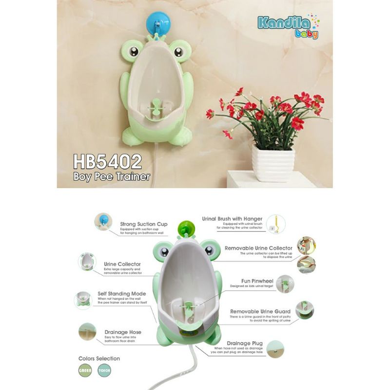 Kandila Pispot Traning Potty Urinal anak laki-laki Boy Pee Trainer HB 5402