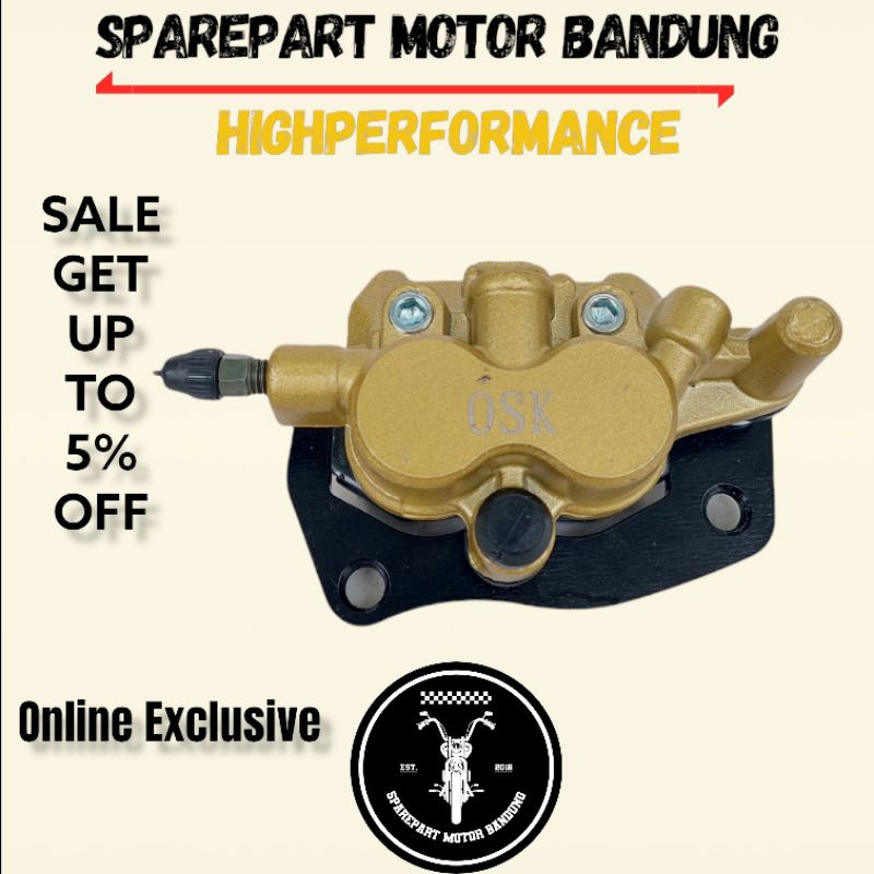 Kepala babi kaliper rem Belakang Satria 2t - Satria 2 tak - Satria Hiu - Satria Lumba Master rem Cak