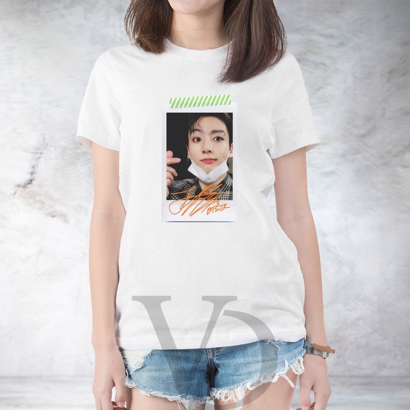 ATASAN WANITA dan LAKI LAKI / kaos unisex / oversize tee  / baju kpop / army photocard