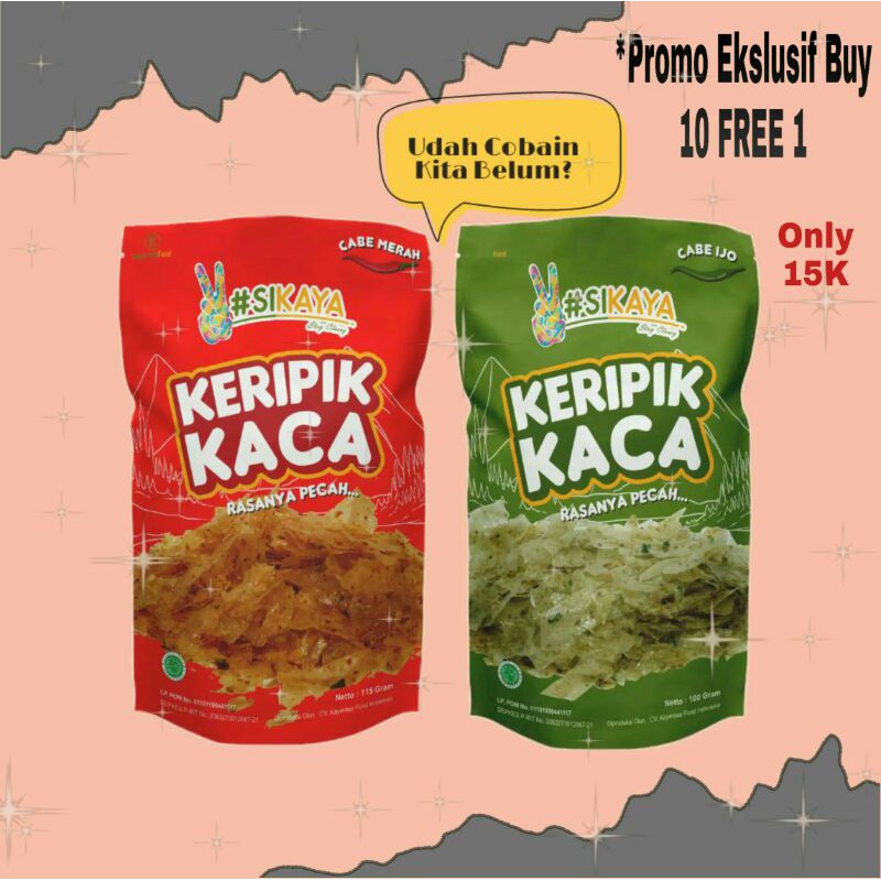 

Kripik Kaca Sikaya (115gr)