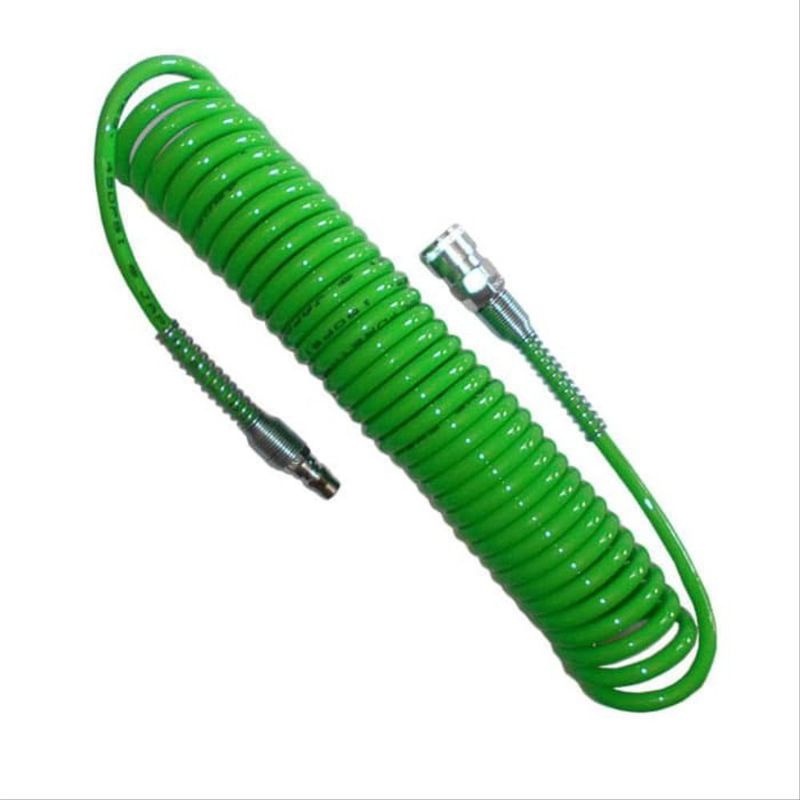 TEKIRO SELANG ANGIN SPIRAL HIJAU 6M AT-RH1115 6 M 5 X 8 mm Tekiro RECOIL HOSE WITH SPRING GREEN 6 M