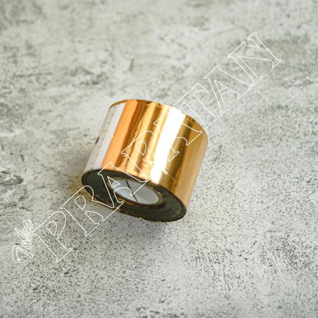 

☏ Foil emas roll (prada emas / gold prada) kecil ☑