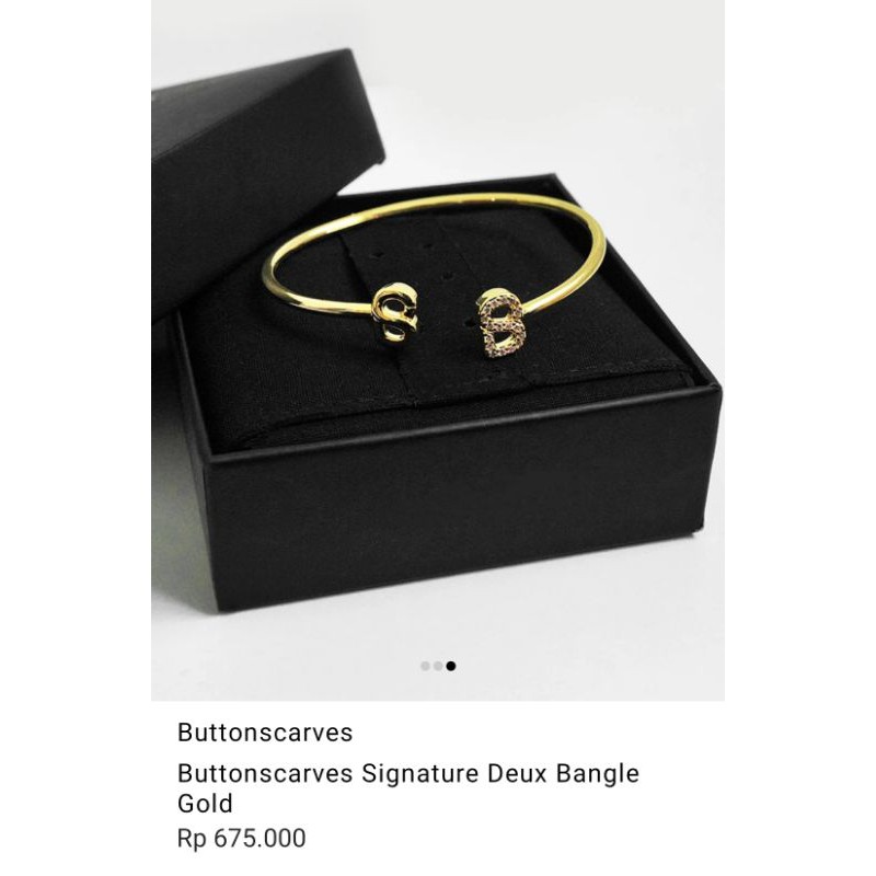 buttonscarves signature deux bangle (new)