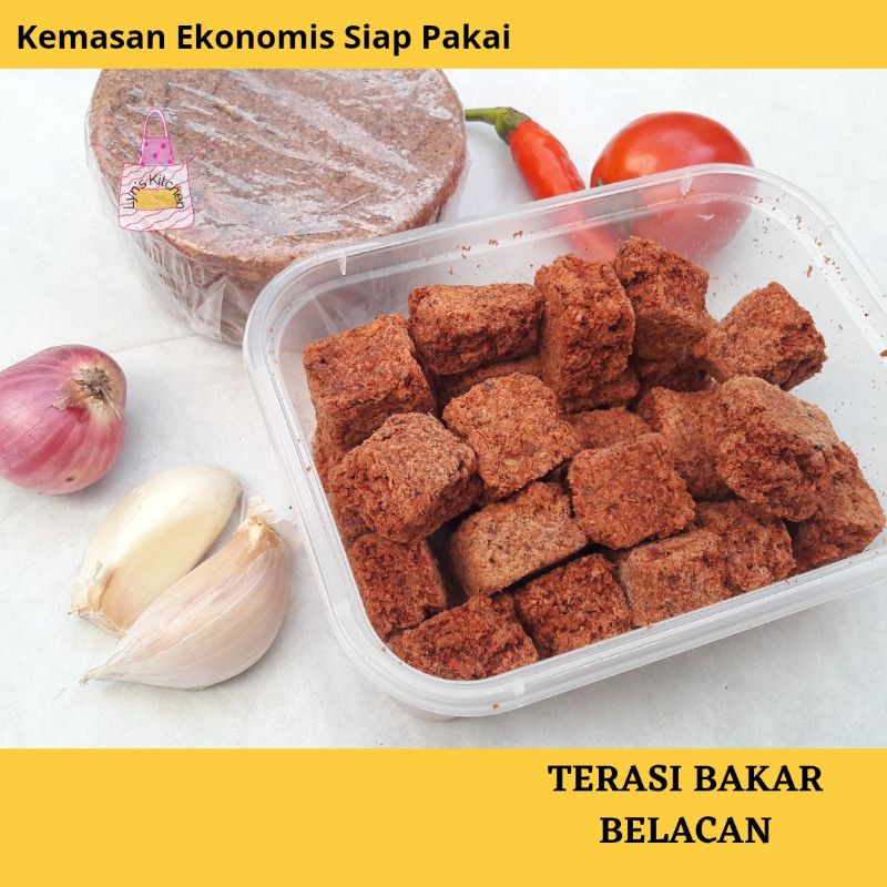 

Bumbu penyedap||Terasi Bakar||Terasi Oven Paket 2 dapat Box dan bulat