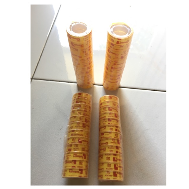 

Isolasi/ seloptip/ solatip bening nachi kecil 1/2x10 yard