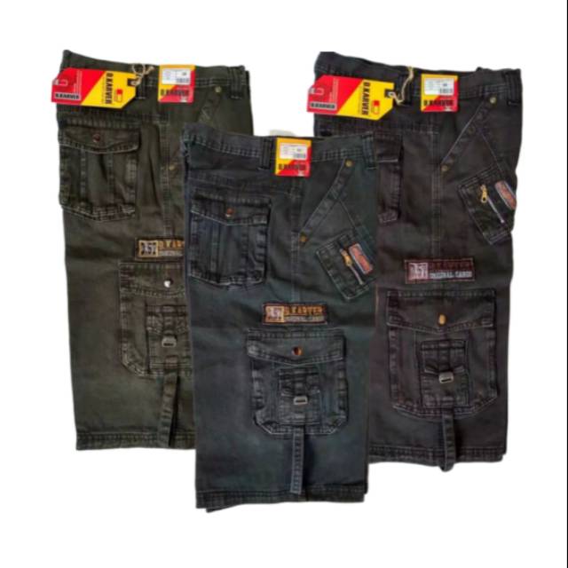 Celana Pendek 3/4 Bawah Lutut | cargo 3/4 Pria | Celana Cargo Size 27-38