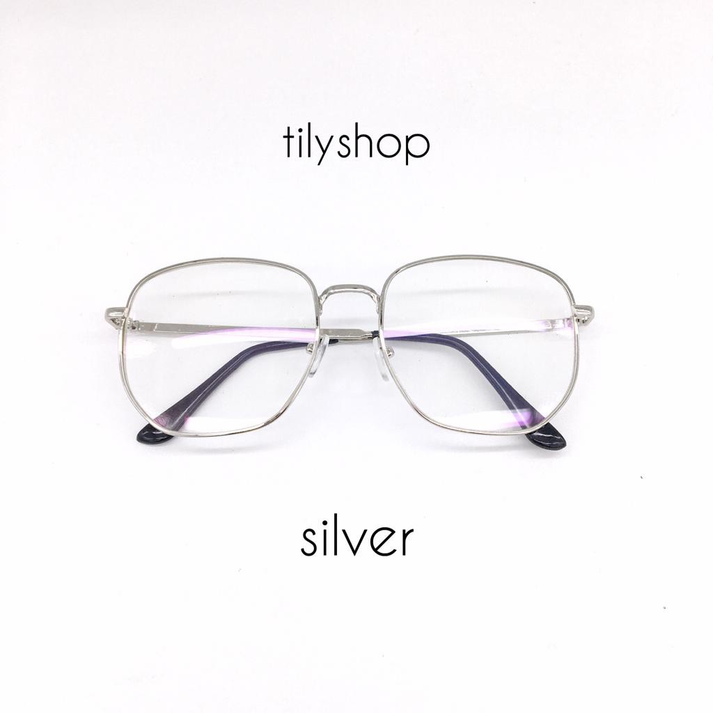Frame Kacamata Minus Anti Radiasi Fashion Korea Big Square Termurah