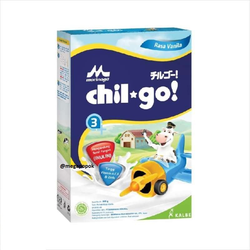 Chil-Go Susu Bubuk Morinaga 1+ &amp; 3+ Vanilla/Madu 300GR/megapopok