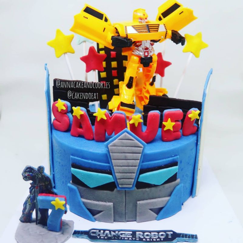 

kue ulang tahun bumble bee Transformer