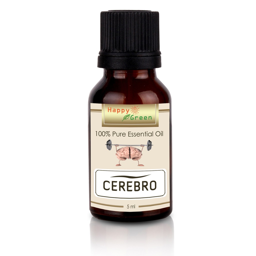 Happy Green Cerebro Essential Oil  - Minyak Blend Untuk Pikiran