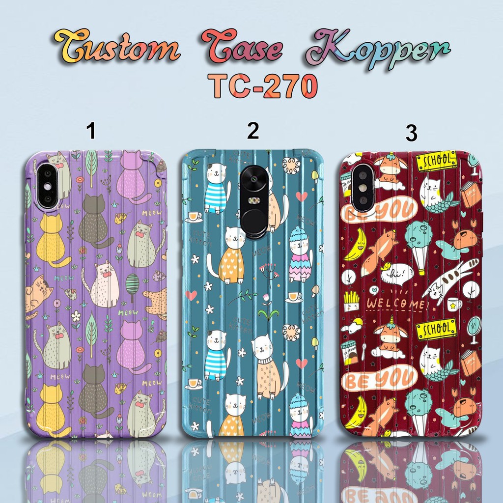 koper karakter/trunk case motif/TC-270/ candy jelly case /CASE  REDMI 4X REDMI 5A REDMI 8 topcase