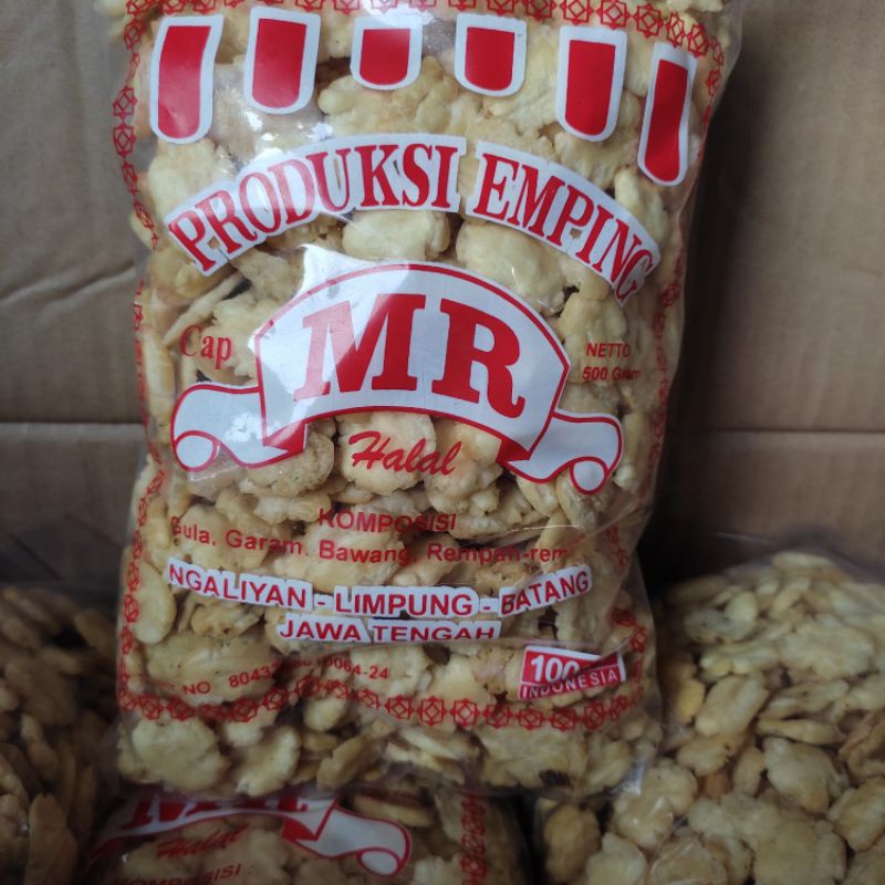 

Piscoklegit_ Emping Mlinjo Gepuk Matang //Kletuk Asin Gurih //500G