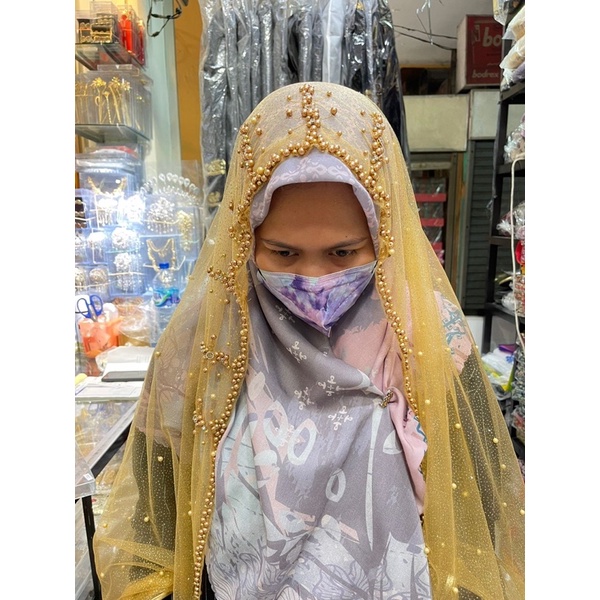 Kerudung mutiara/veil mutiara