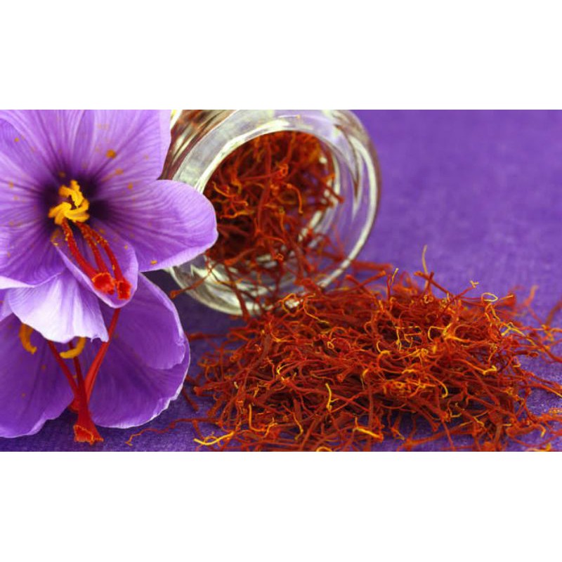 

SAFFRON KHASMIR KUALITAS A (perhelai), cukup 1 helai 1x minum
