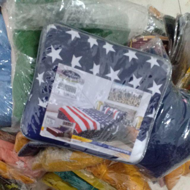 Id. California - Sprei Rumbai King Star And Stripe / Usa