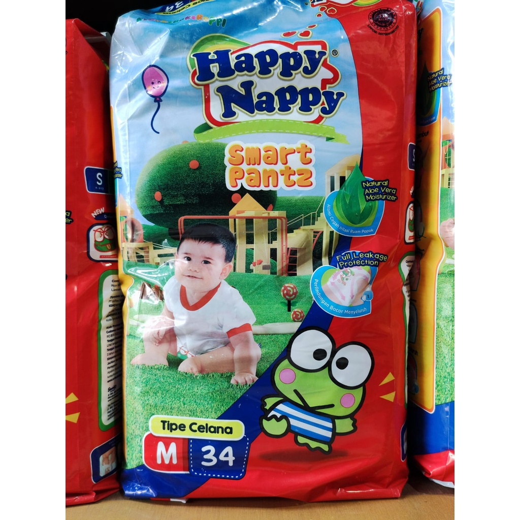 Happy Nappy Smart Pants / popok celana Happy Nappy S40 / M34 / L30 / XL26