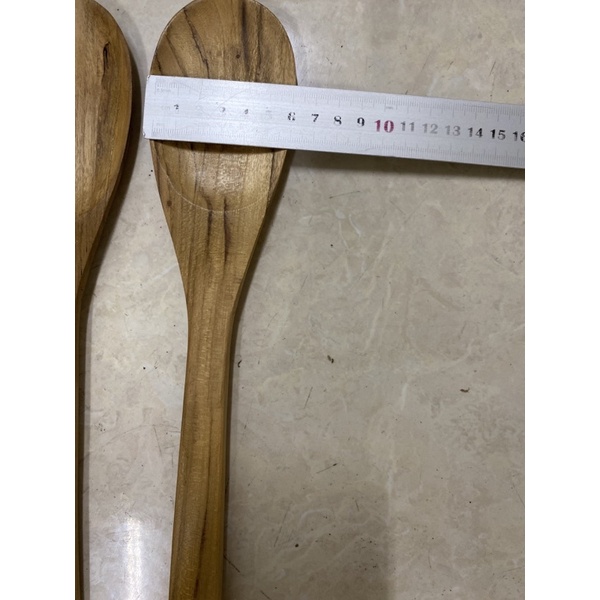 Sodet Kayu Jati Bulat Kecil 32cm